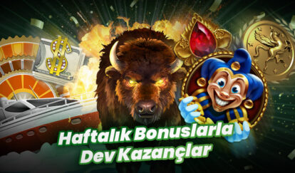Jackpot Çılgınlığı ile Haftalık 2.000₺ Bonus Kazan
